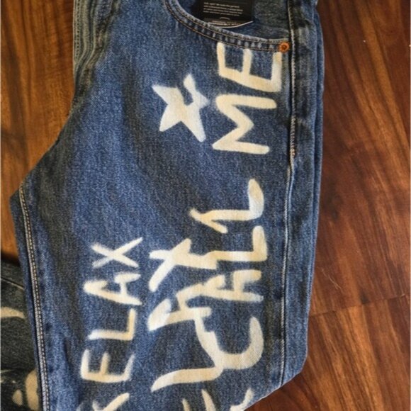 Levi's 551 Z 1961 Men 28 Waist Straight Cropped Blue Jeans NWT 022026 - Picture 6 of 10